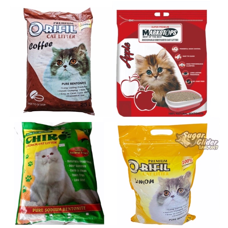 Jual PASIR WANGI GUMPAL 5l BENTONITE CAT LITTER KUCING HAMSTER SUGAR