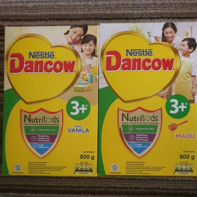Jual Dancow 800gr 3 plus madu dan vanilla expire 2021 kemasan baru Shopee Indonesia