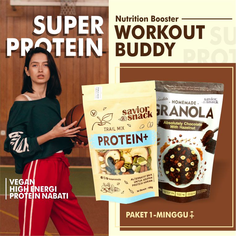 Jual Makanan Diet Rendah Kalori Super Protein Trail Mix & Granola