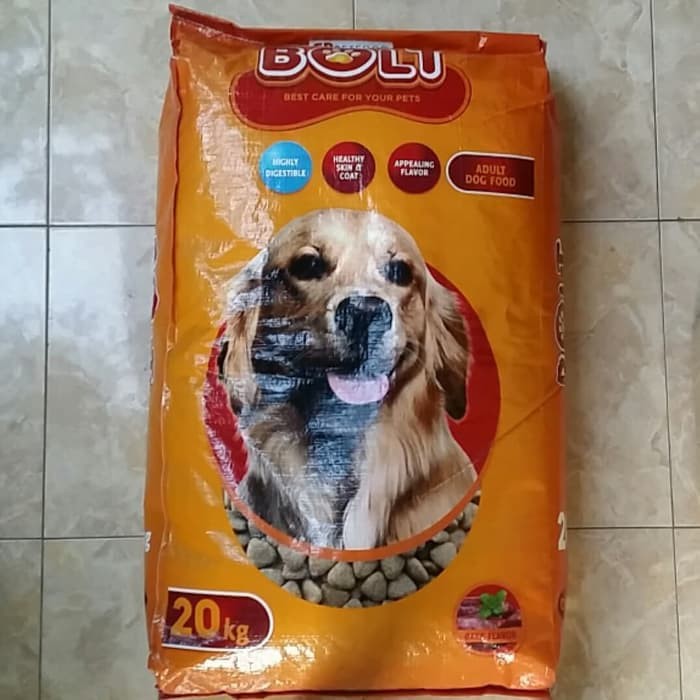 Jual GOJEK GRAB Dog Food BOLT Adult Beef 20 Kg 20kg Anjing Kemasan