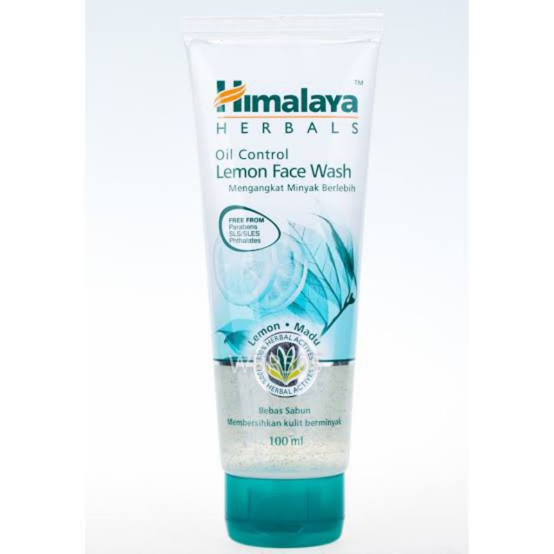 Jual HIMALAYA OIL CONTROL LEMON FACE WASH 100ml Shopee Indonesia