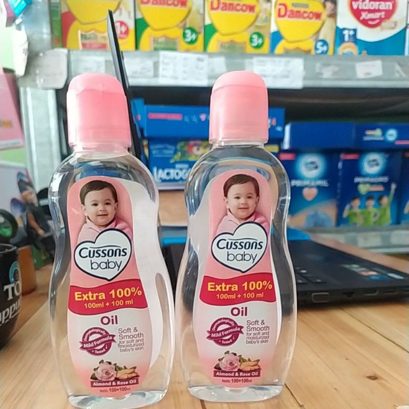 Jual Cusson baby oil soft&smooth 100+100ml Shopee Indonesia