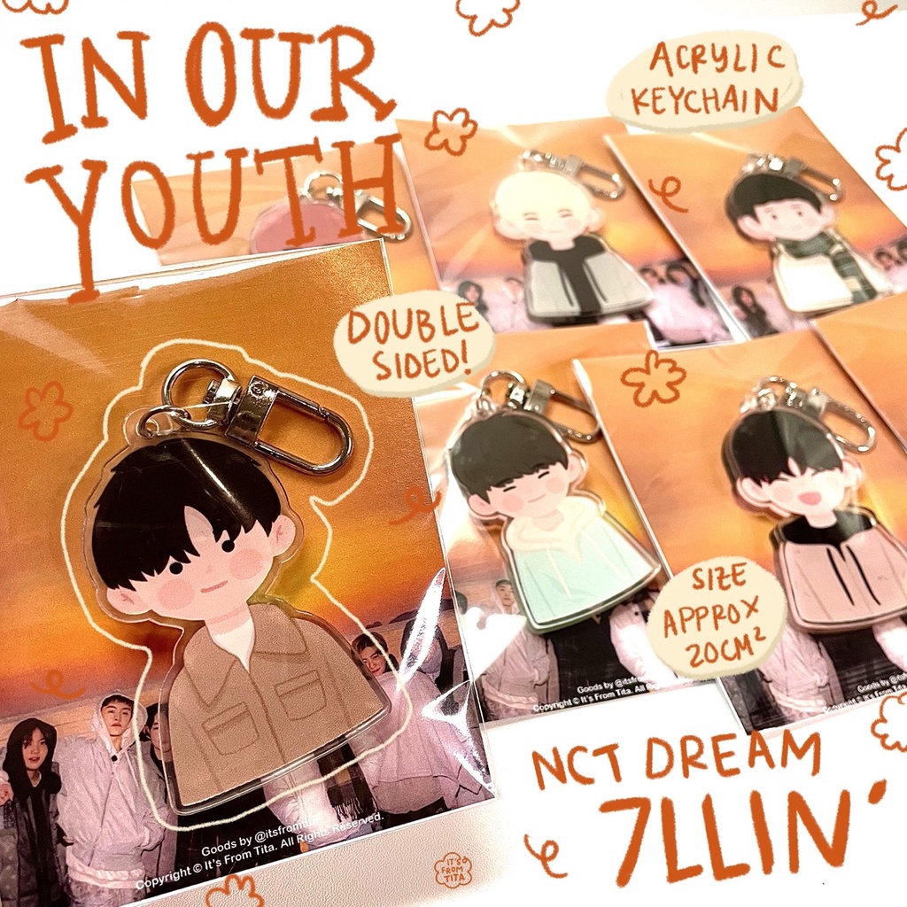 Jual 7llin NCT Dream Keychain Acrylic Itsfromtita Shopee Indonesia