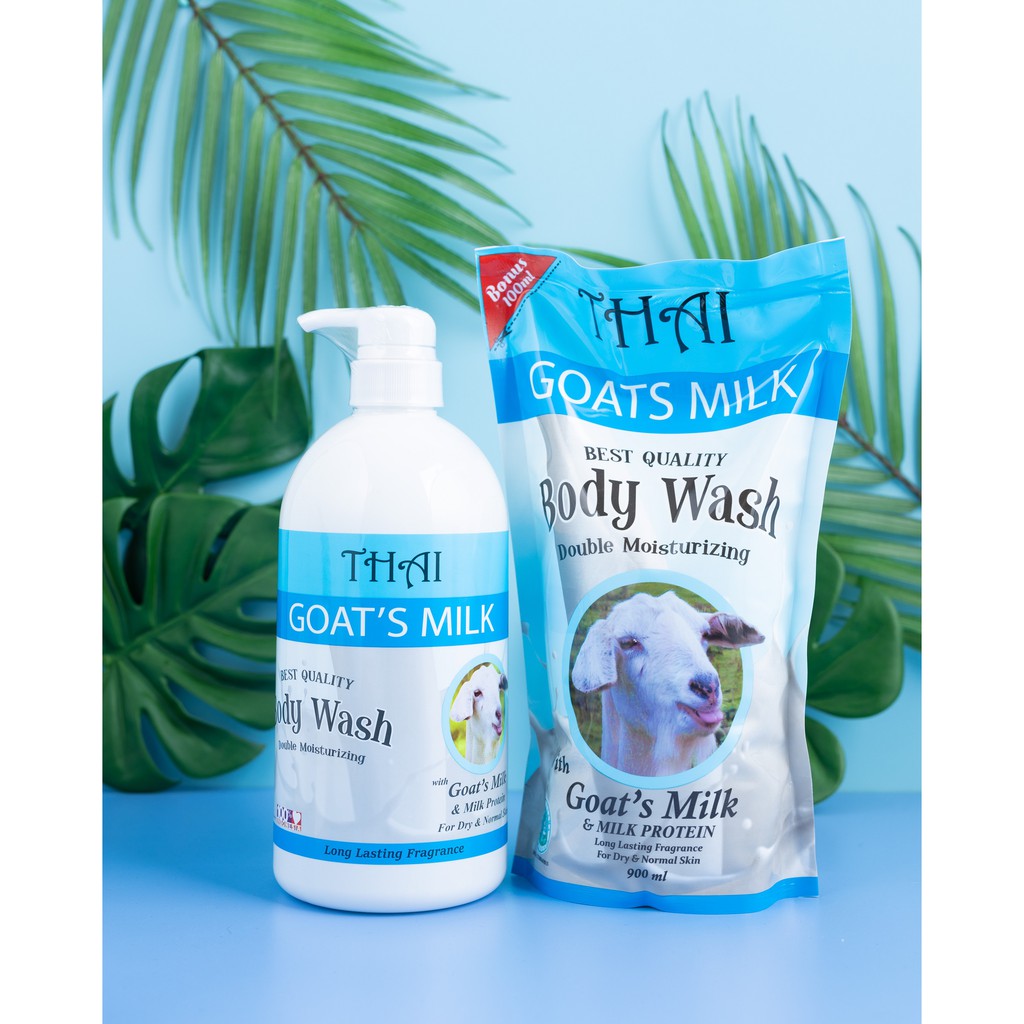 Jual Thai Goats Milk Body Wash 1000ml Shopee Indonesia