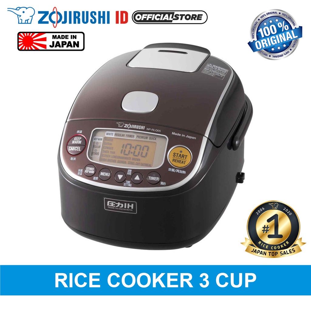 Jual ZOJIRUSHI RICE COOKER INDUKSI PRESSURE NPRLQ 05 0.5 Lt MADE IN
