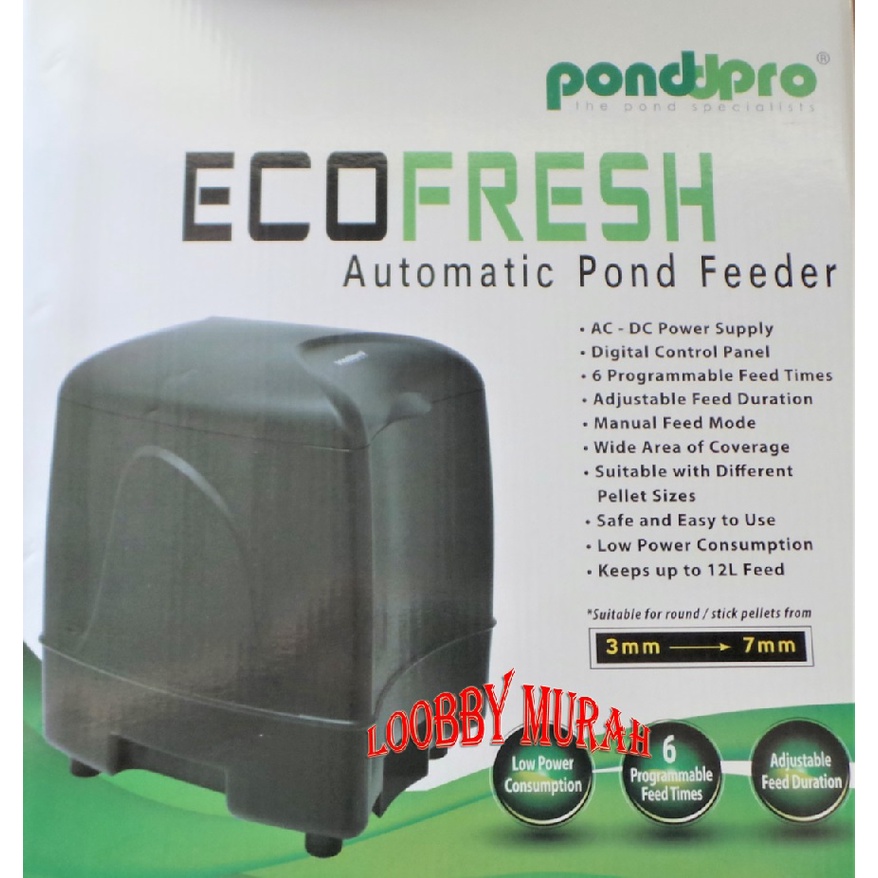 Jual Alat Makan Automatic Otomatis Auto Pond Pro Pondpro Food Timer