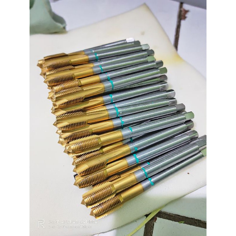 Jual tap mesin PO m10 X 1coating merk GUHRING Tapping M10X1.0 Bekas