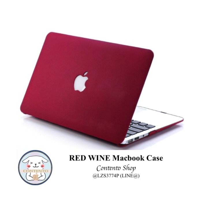 Jual Red Wine Macbook Case PRO (New) A1706/A1708 13" touchbar/ no