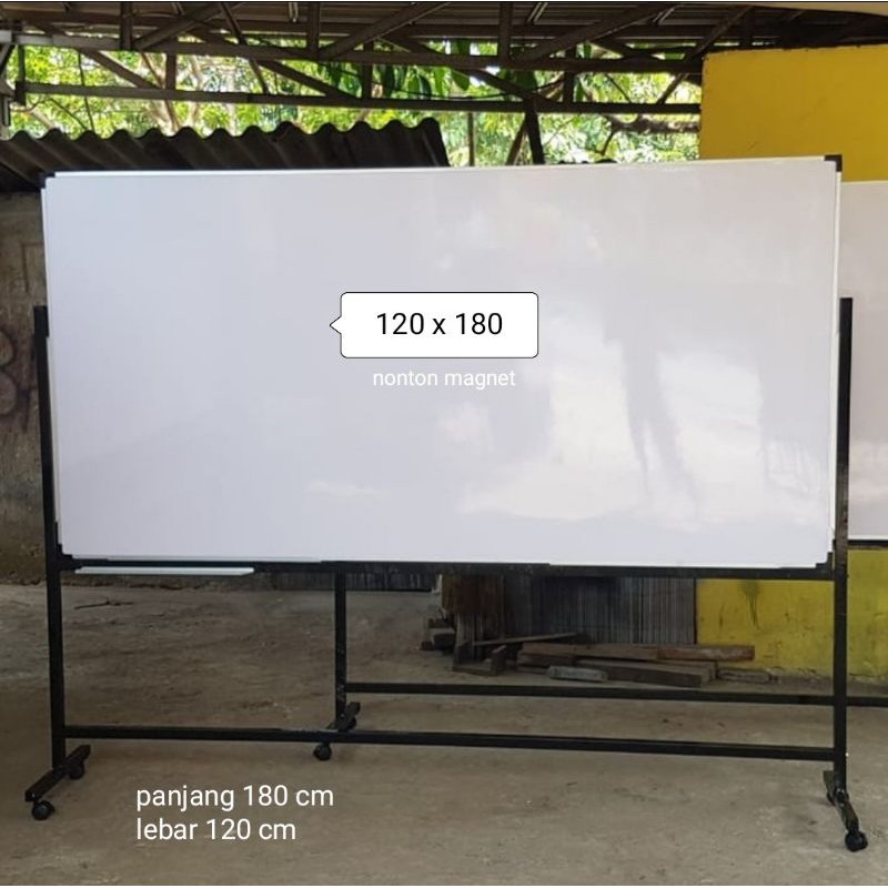 Jual whiteboard standing 120 x 180 cm Shopee Indonesia