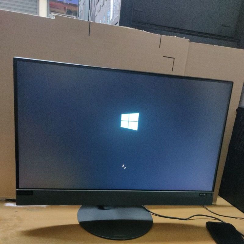 Jual PC ALL IN ONE LENOVO F0D5 CORE I37020U RAM 8GB SSD NVME 256Gb DVD