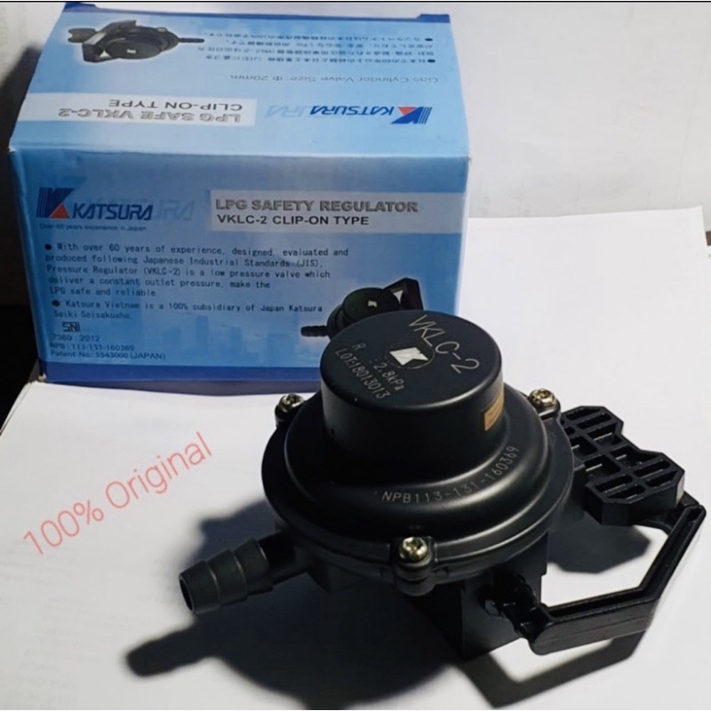 Jual Regulator Gas LPG KATSURA VKLC2 Japan Technology Regulator