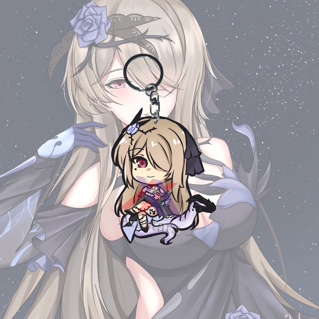 Jual Gantungan Kunci HI3 Rita Rossweisse 02 Game Ganci Anime Key Chain