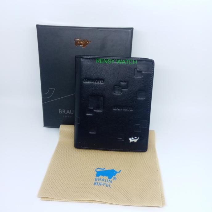 Jual promo!!! DOMPET KULIT IMPORT PRIA BRAUN BUFFEL EMBOS BB0112