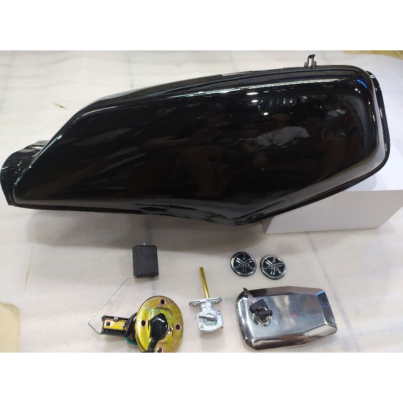 Jual TANGKI RX KING HITAM POLOS SET APUNG TUTUP TANGKI KRAN BENSIN