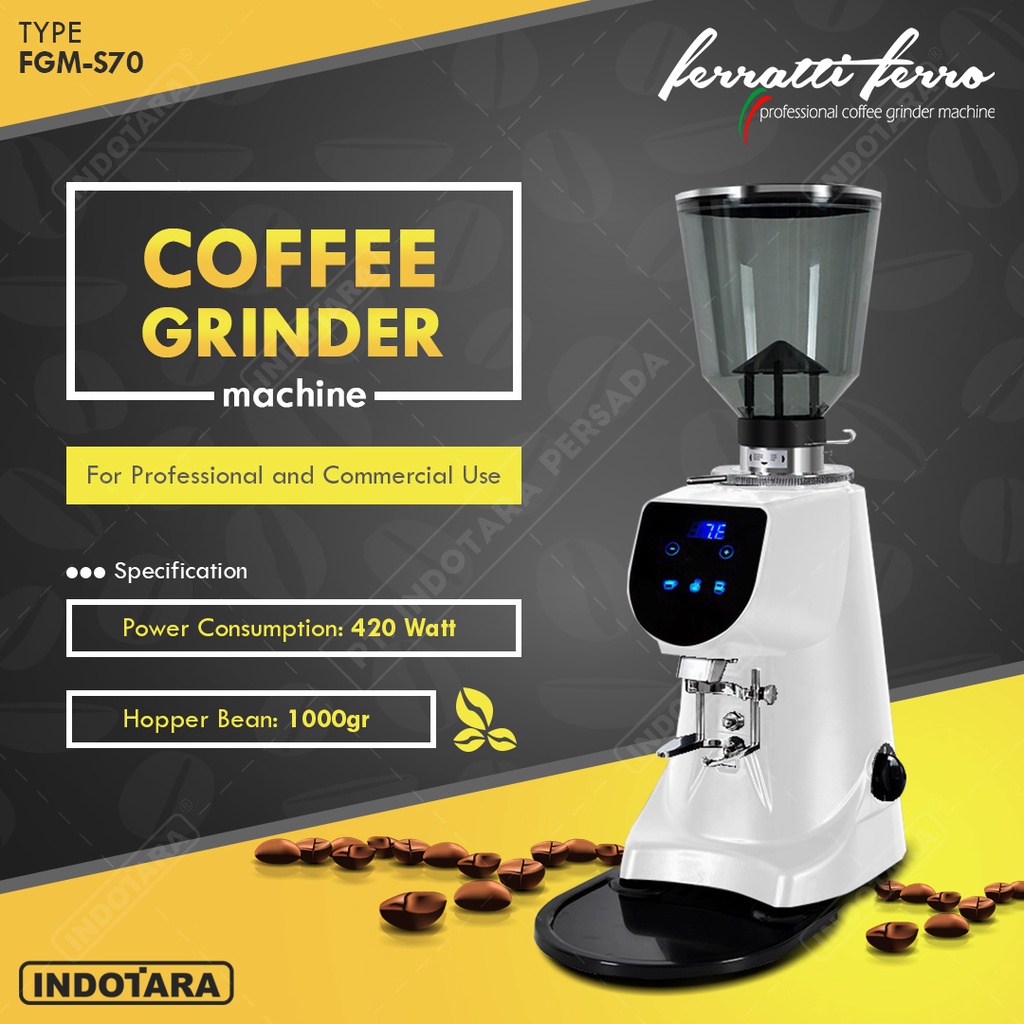 Jual Coffee Grinder Machine / Alat Penggiling Kopi Ferratti Ferro FGM