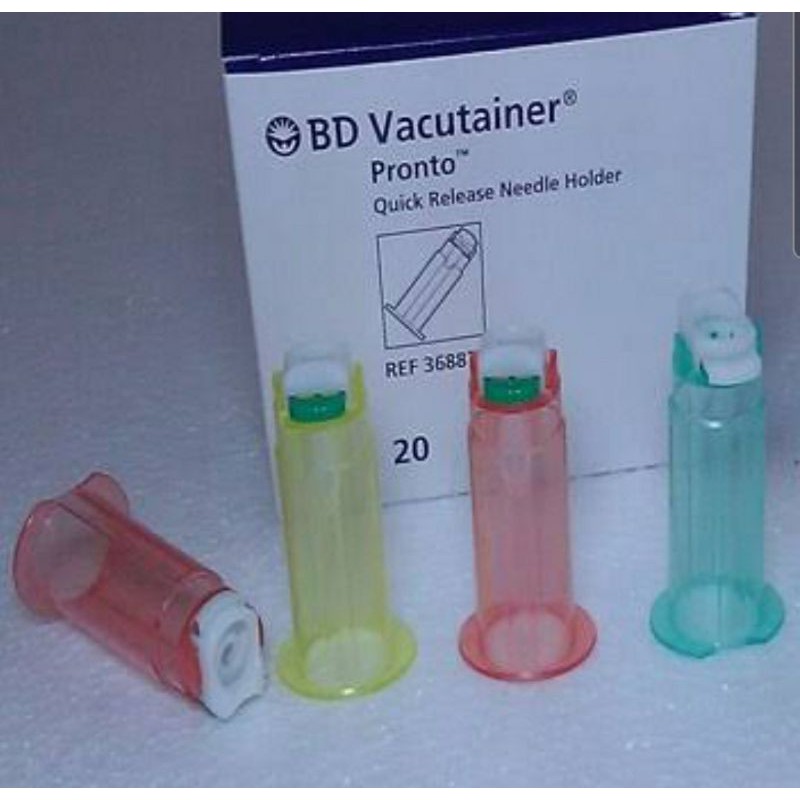 Jual BD VACUTAINER HOLDER PRONTO QUICK REALESE 20PAC X 5 CE HARGA 1PCS Shopee Indonesia