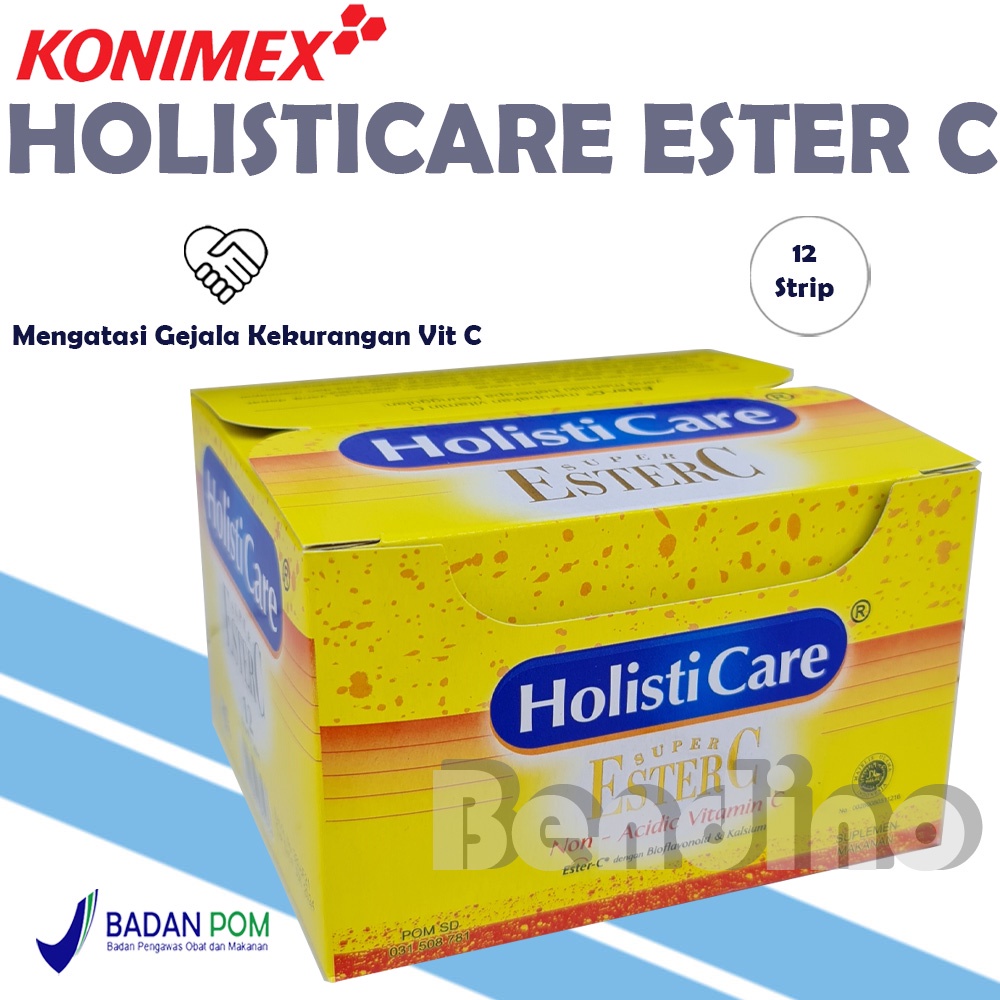 Jual HOLISTICARE SUPER ESTER C Box isi 12 Strip 4 Tablet Vitamin Vit