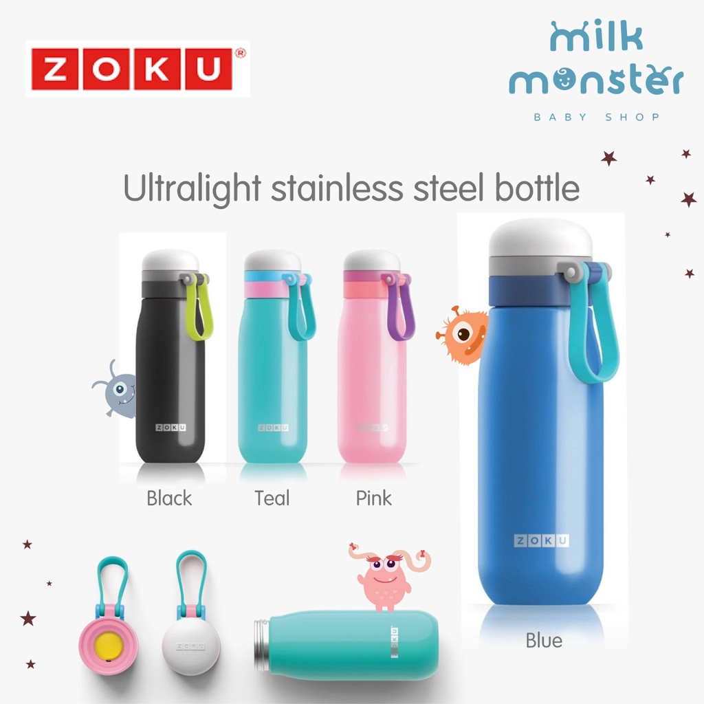 Jual Zoku Ultralight SST Bottle / Botol Minum Anak stainless steel