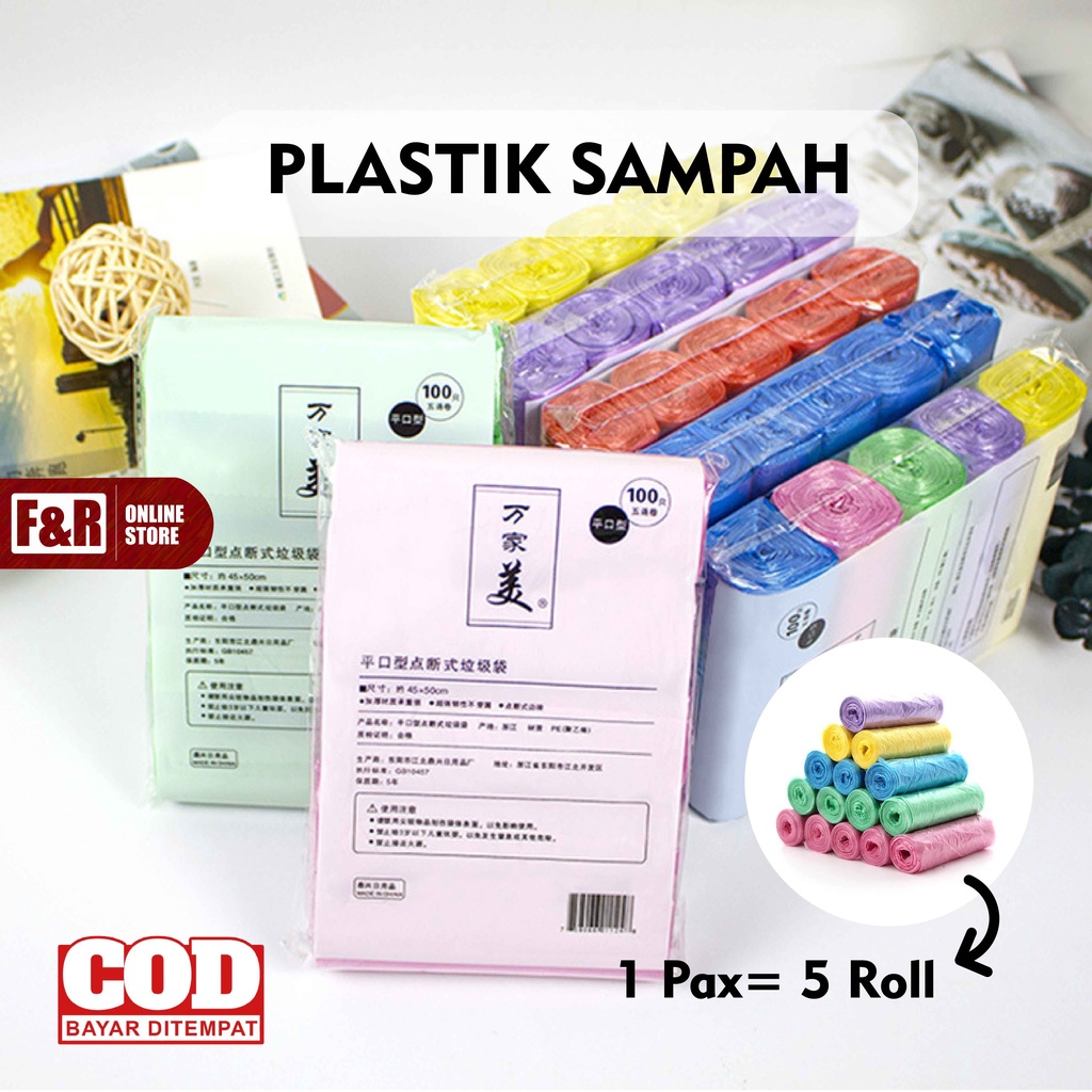 Jual Kantong Plastik Sampah Roll Gulungan Rumah Tangga Dapur Plastik