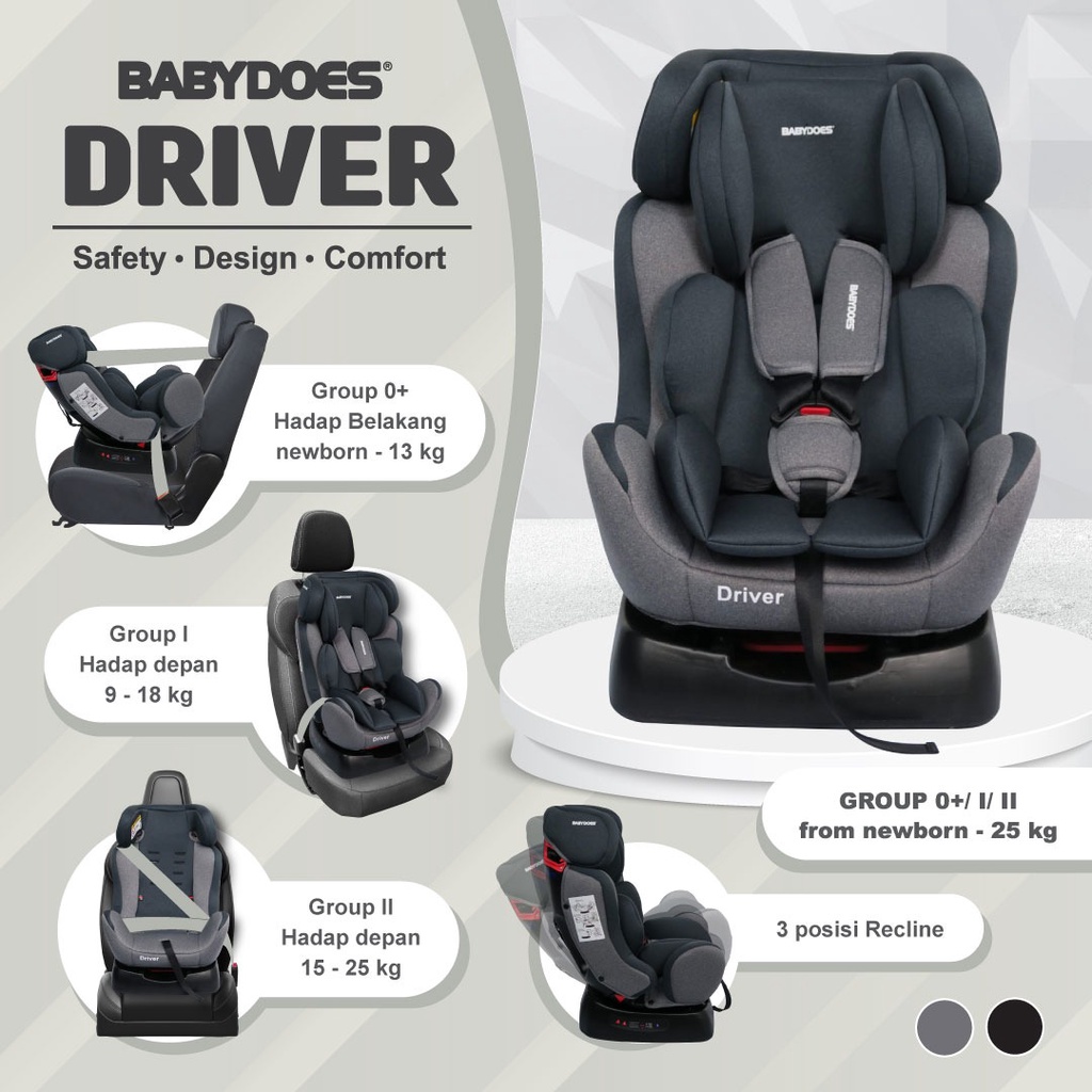 Jual Car Seat Dudukan Mobil Anak Bayi Babydoes Driver BD CH 8514/9154 A