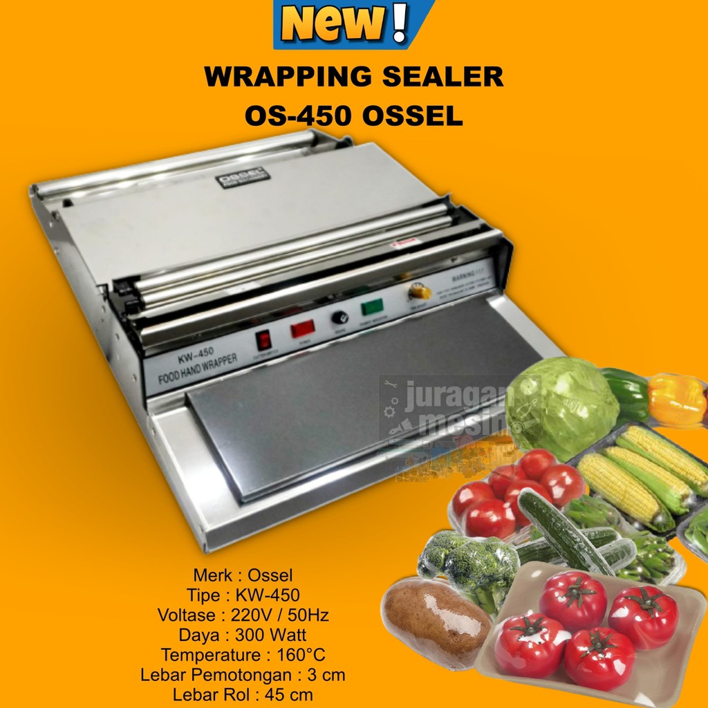 Jual OS450 HAND WRAPPING MACHINE HAND WRAPPER WRAPPING OTOMATIS MESIN