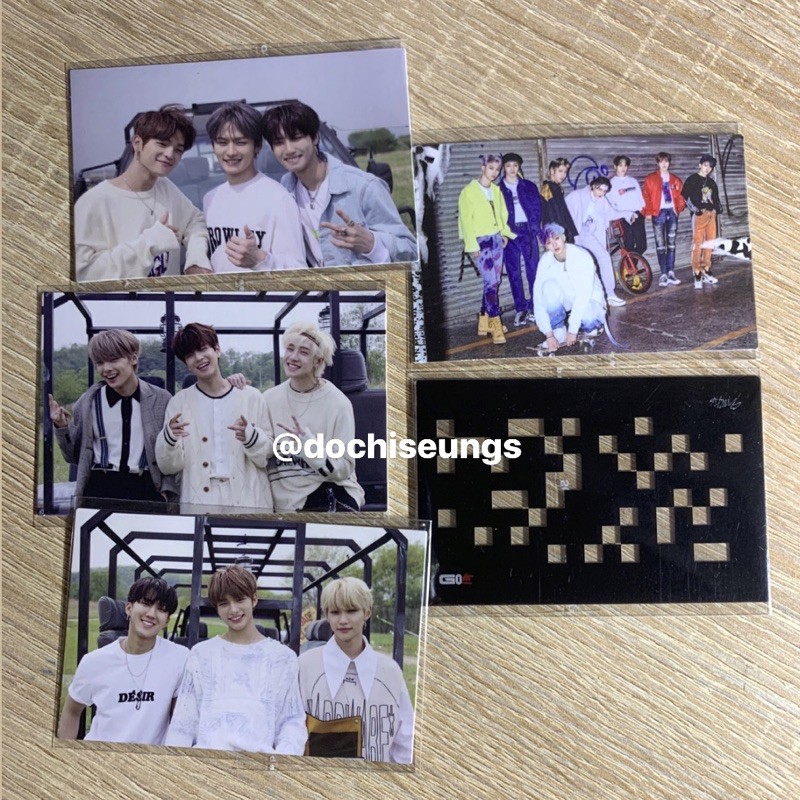 Jual photocard group otp stray kids skz yellow wood go live Shopee