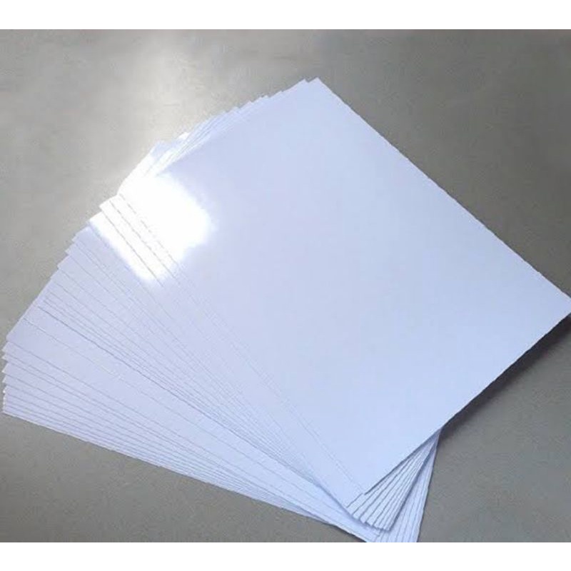 Jual Kertas Art Paper/Art Karton Ukuran a4/f4 isi 20 lembar tebal 260