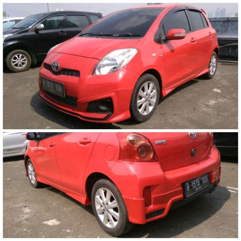 Jual Bodykit Toyota yaris 2012 2013 model TRD full set + pasang dan cat