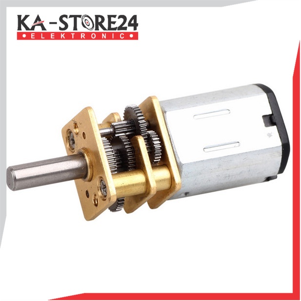 Jual 600RPM Mini Metal Gear Motor DC N20 gearbox 6V 12V DIY Arduino