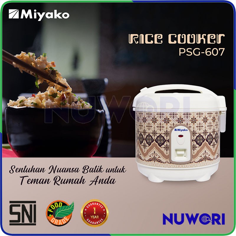 Jual Miyako PSG607 Rice Cooker Mini Magic Com Shopee Indonesia