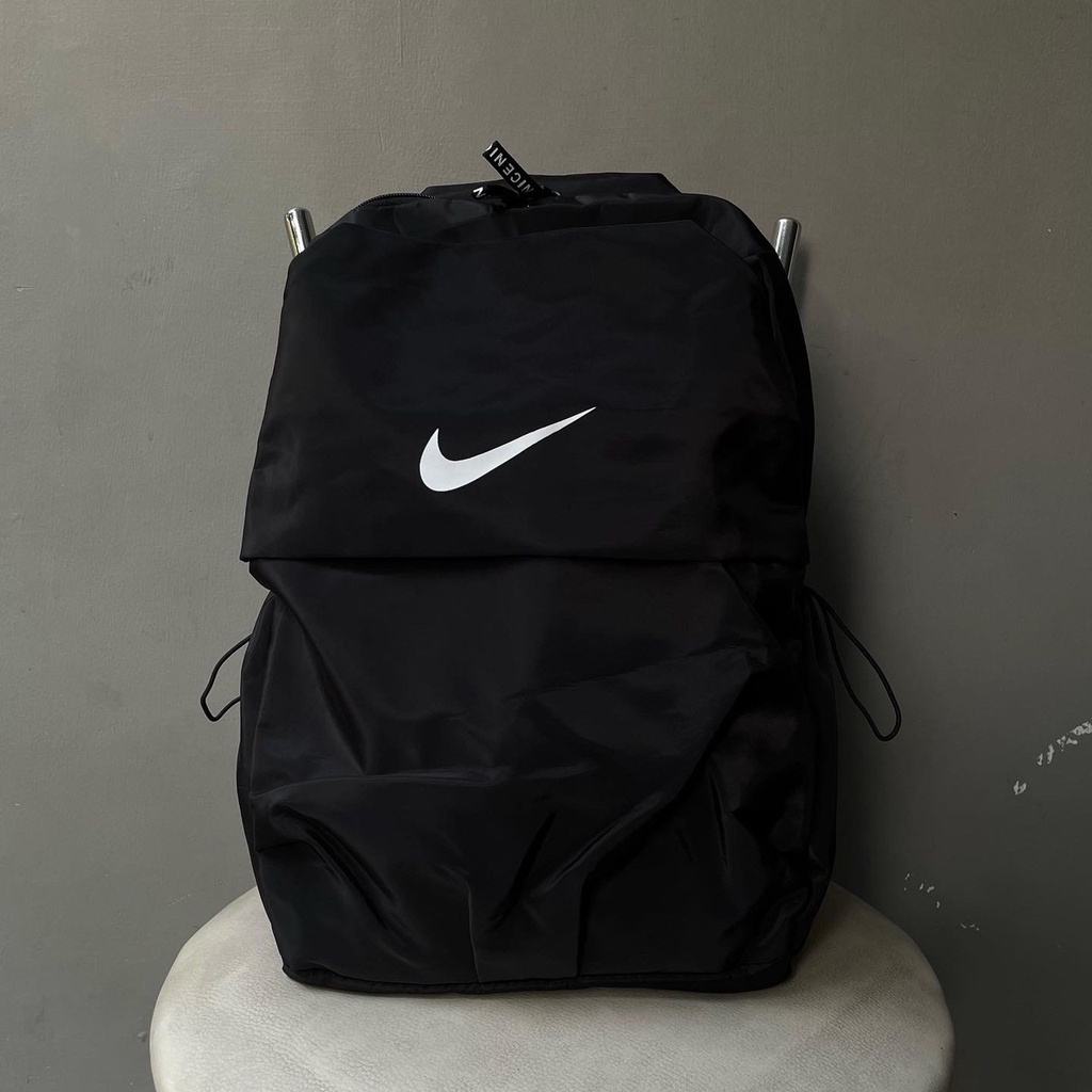 Jual TAS RANSEL BASIC SWOOSH ORIGINAL BLACK / TAS RANSEL NIKE BASIC