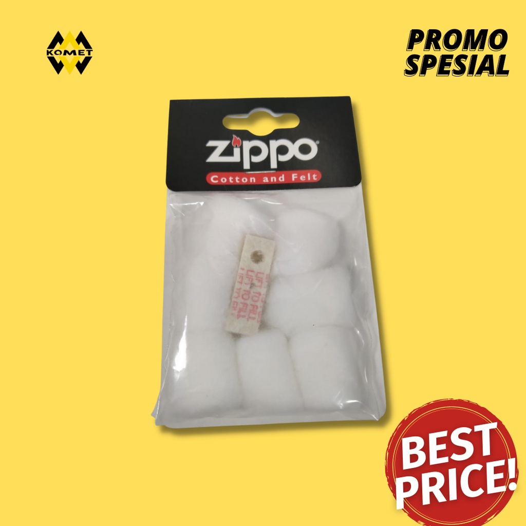 Jual Kapas Cotton Felt Zippo Original Shopee Indonesia
