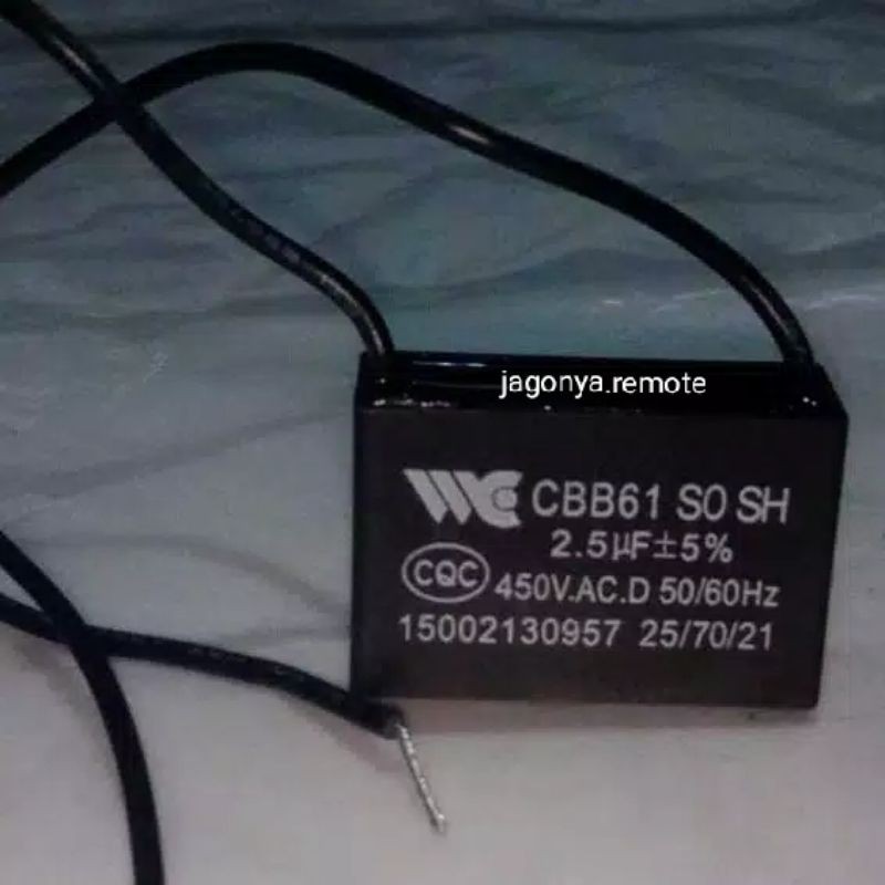 Jual Kapasitor kipas angin 2.5Uf / 450V Shopee Indonesia