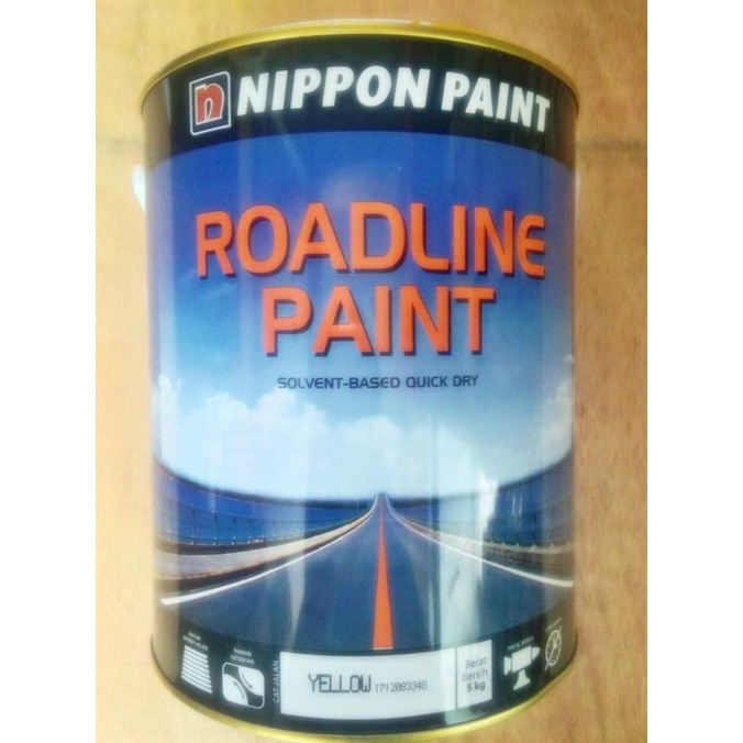 Jual CAT MARKA JALAN NIPPON ROADLINE 5 KG / NIPPON PAINT ROADLINE 5 KG Shopee Indonesia