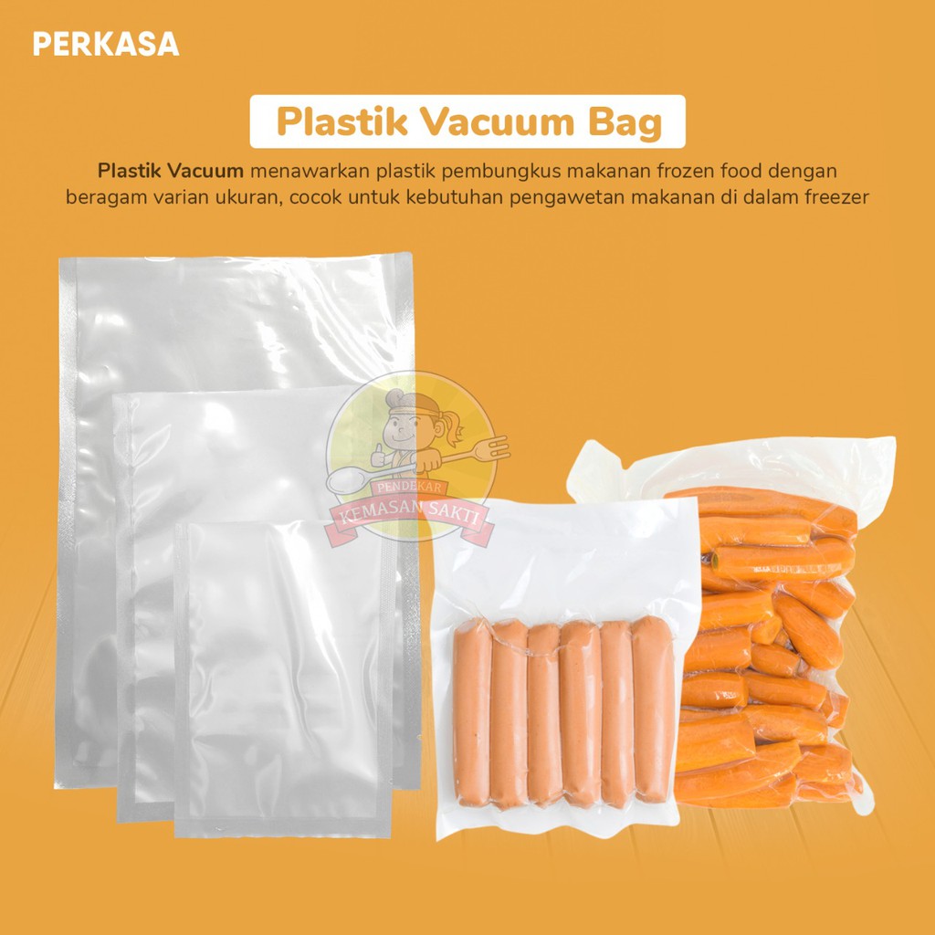 Jual Plastik Vacuum Bag 30x40 / Plastik Vakum Makanan / Vacuum Makanan