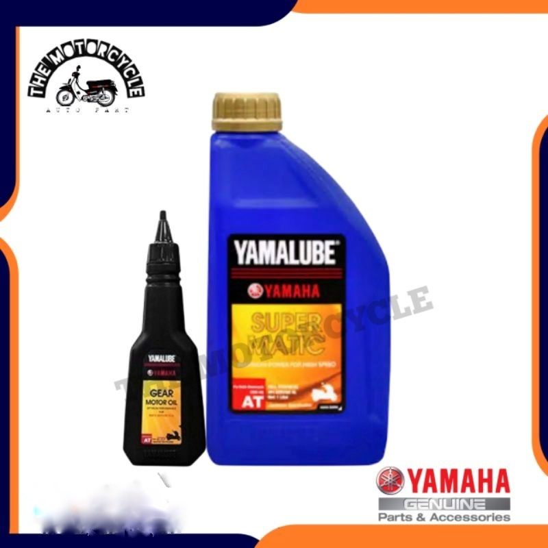 Jual PAKET OLI YAMALUBE SUPER METIC PLUS GEAR OIL (1Liter) oli nmax oli