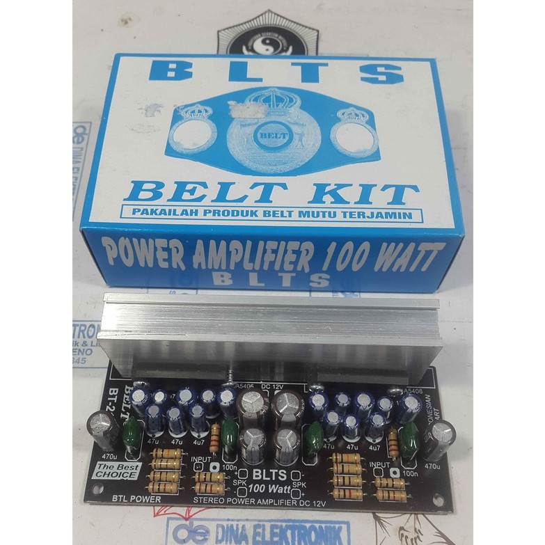 Jual KIT POWER AMPLIFIER 100 WATT STEREO DC 12 VOLT Shopee Indonesia