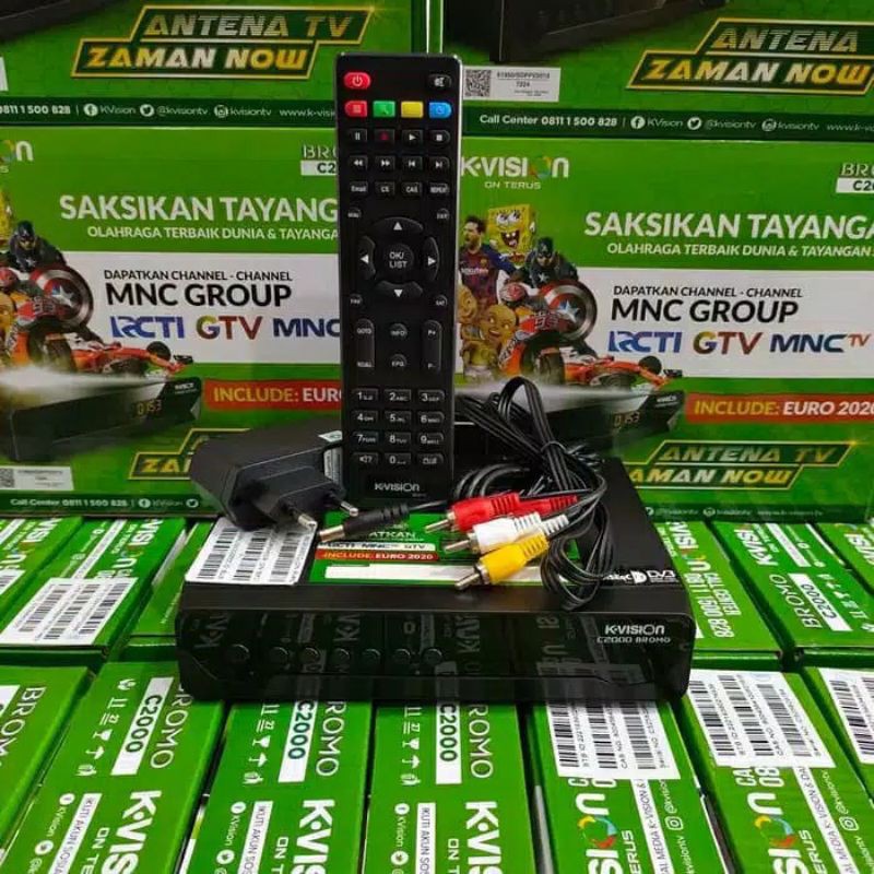 Jual Receiver Parabola KVISION BROMO C2000 K Vision HYBRID C BAND