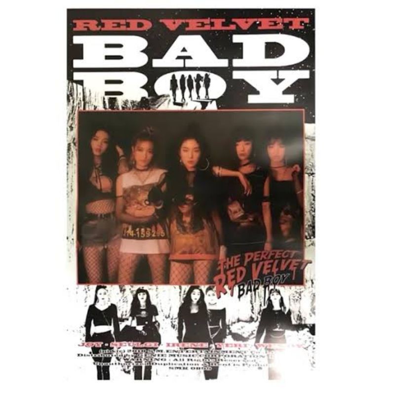 Jual Red Velvet Bad Boy Poster Shopee Indonesia