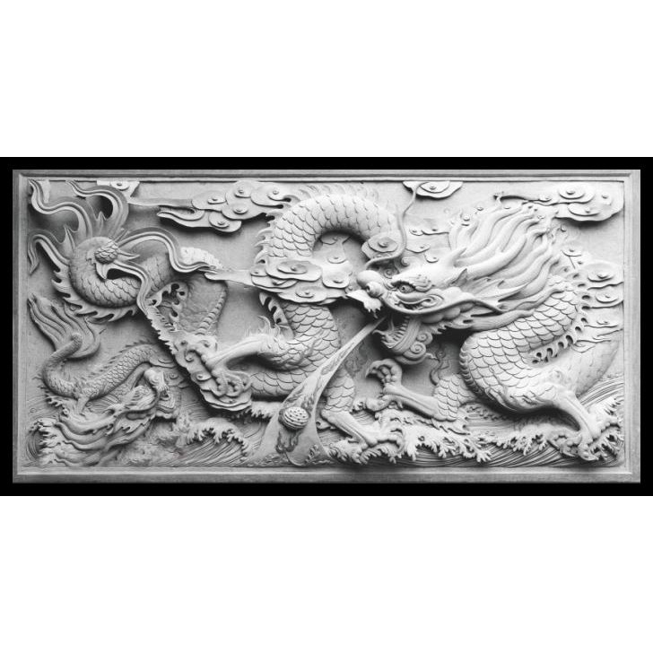 Jual Jx2001 Gambar Latar Belakang Tangki Ikan 3D Stereo Hd Naga Seri