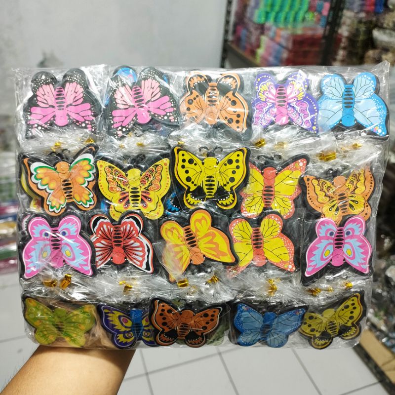 Jual 1 PACK 100 PCS Souvenir Pernikahan Kulkas Bentuk Kupu