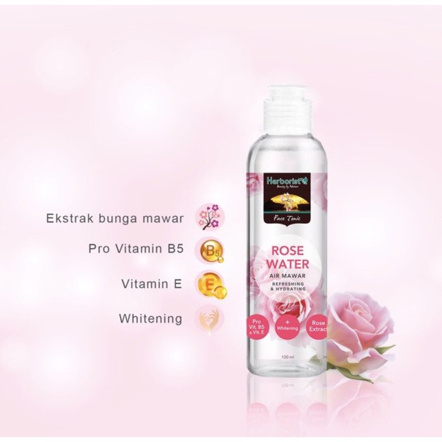 Jual Herborist Face Tonic Rose Water / Air Mawar 100ml Shopee Indonesia