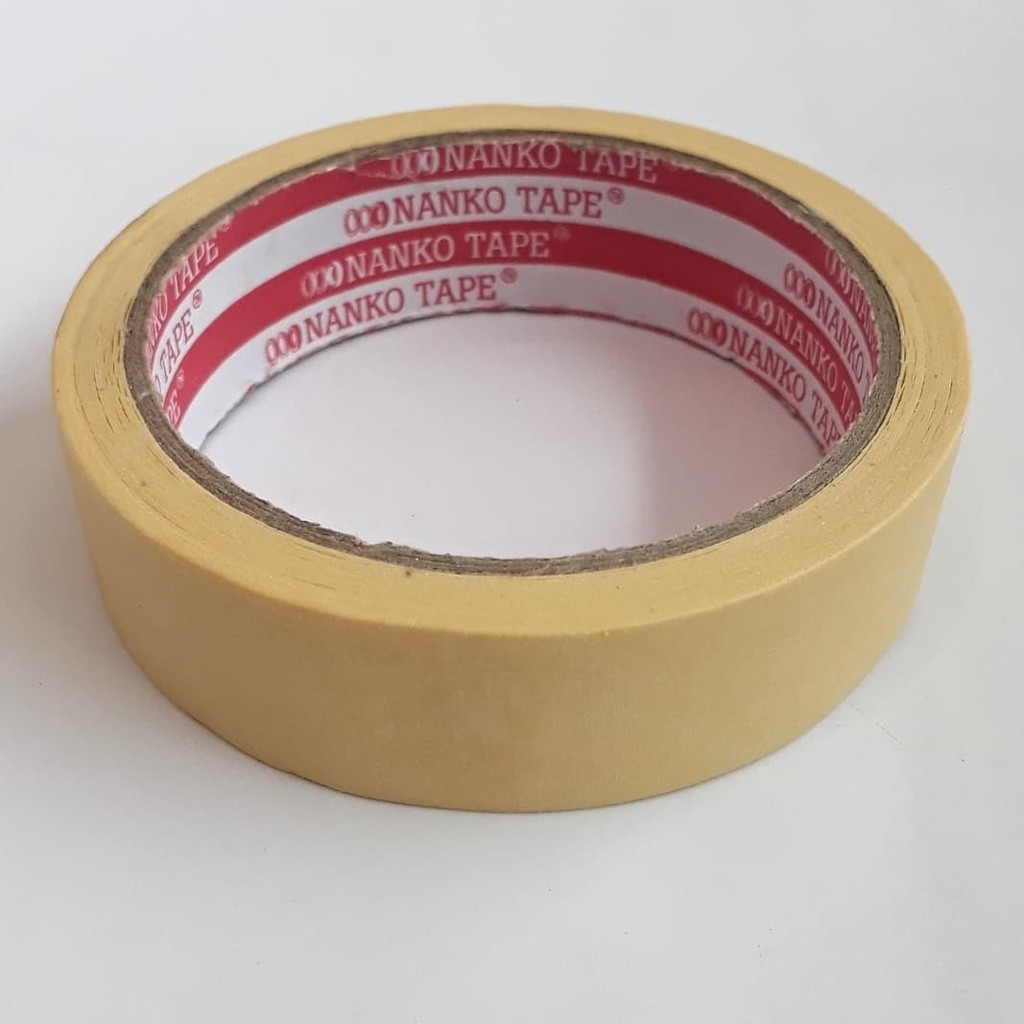 Jual Lakban Kertas / Masking Tape Nanko Tape 1 inch Shopee Indonesia