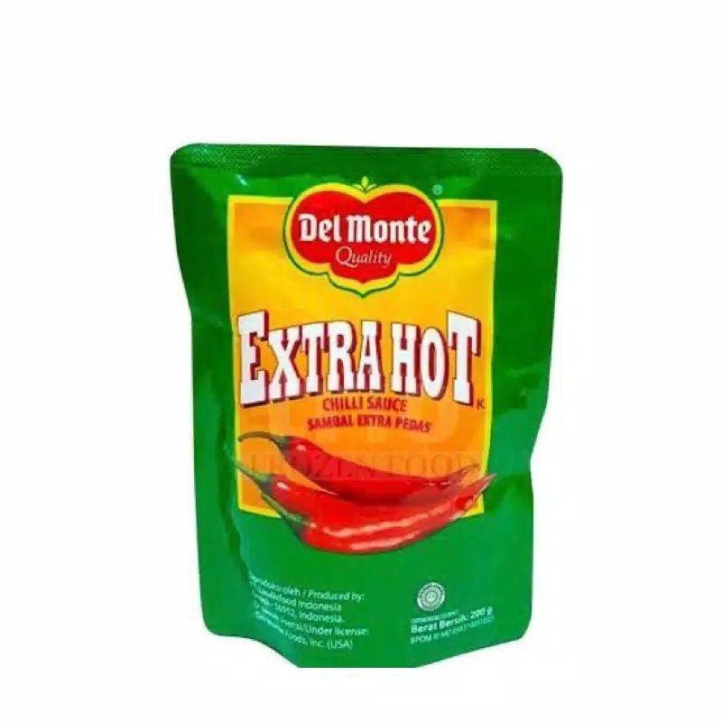 Jual Del Monte Extra Hot Chili Sauce Pouch 200gr Shopee Indonesia