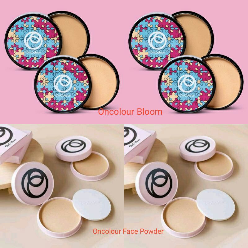 Jual OnColour Face Powder/Oncolour Bloom Face Powder/ Natural/Light
