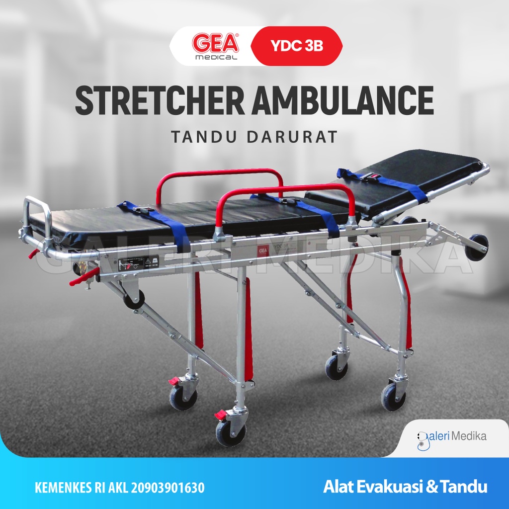 Jual Stretcher Ambulance GEA YDC3B / YDC3B / YDC 3B Emergency