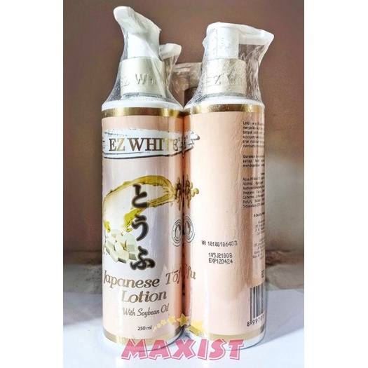 Jual EZ White Japanese Tofu Lotion 250ml with Soybean Oil hand body 250ml 250 ml Shopee Indonesia