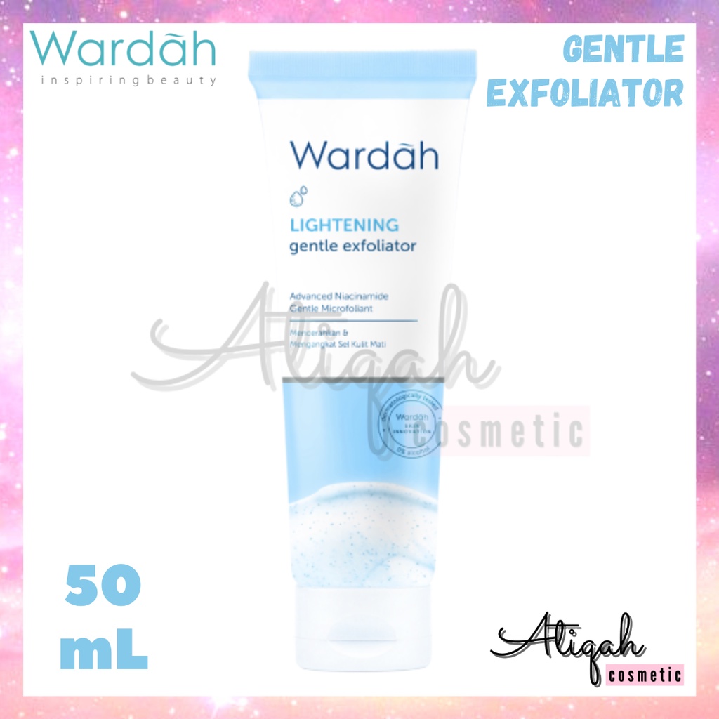 Jual WARDAH LIGHTENING Gentle Exfoliator 50mL Scrub Wajah dengan