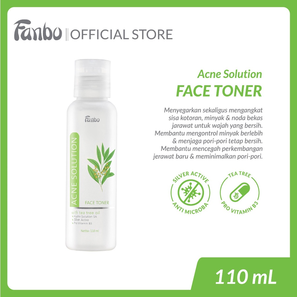 Jual Fanbo Acne Solution Face Toner 110ml Toner Untuk Kulit