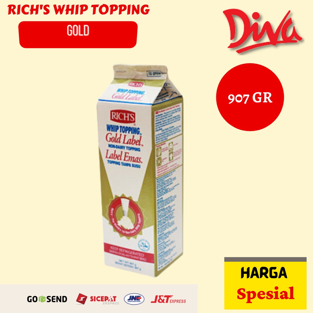Jual [907gr] Rich's Whip Topping Gold / Richs Whipping Shopee Indonesia